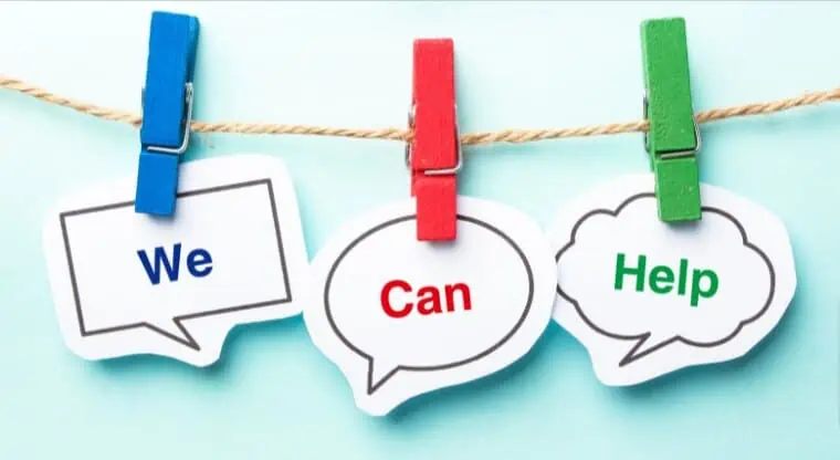 3 words- We, Can, and Help are written, refering how fractional CEO help in digital age